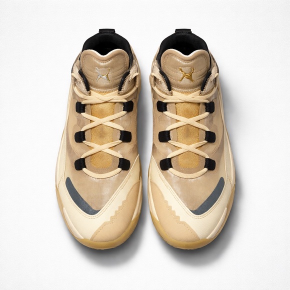 Jordan Why Not Zer0.4 Basketball Shoes Tan Beige Black Mens 8.5